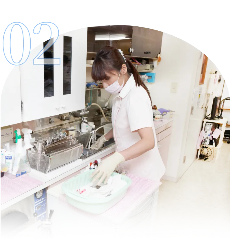 医療器具はすべて滅菌洗浄